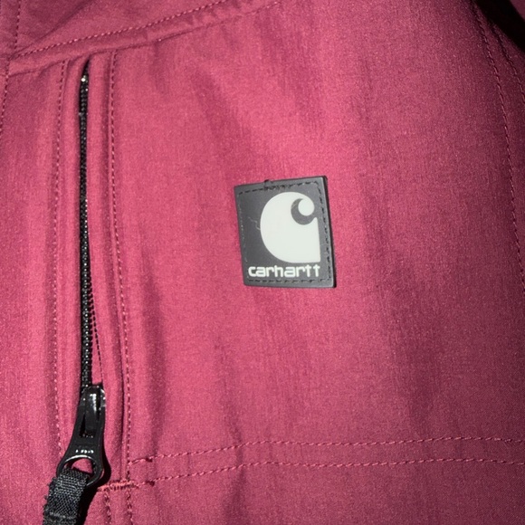 Carhartt Women's Deep Red Utility Jacket - Picture 4 of 5